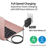 60W USB-C Power Delivery Wall Charger